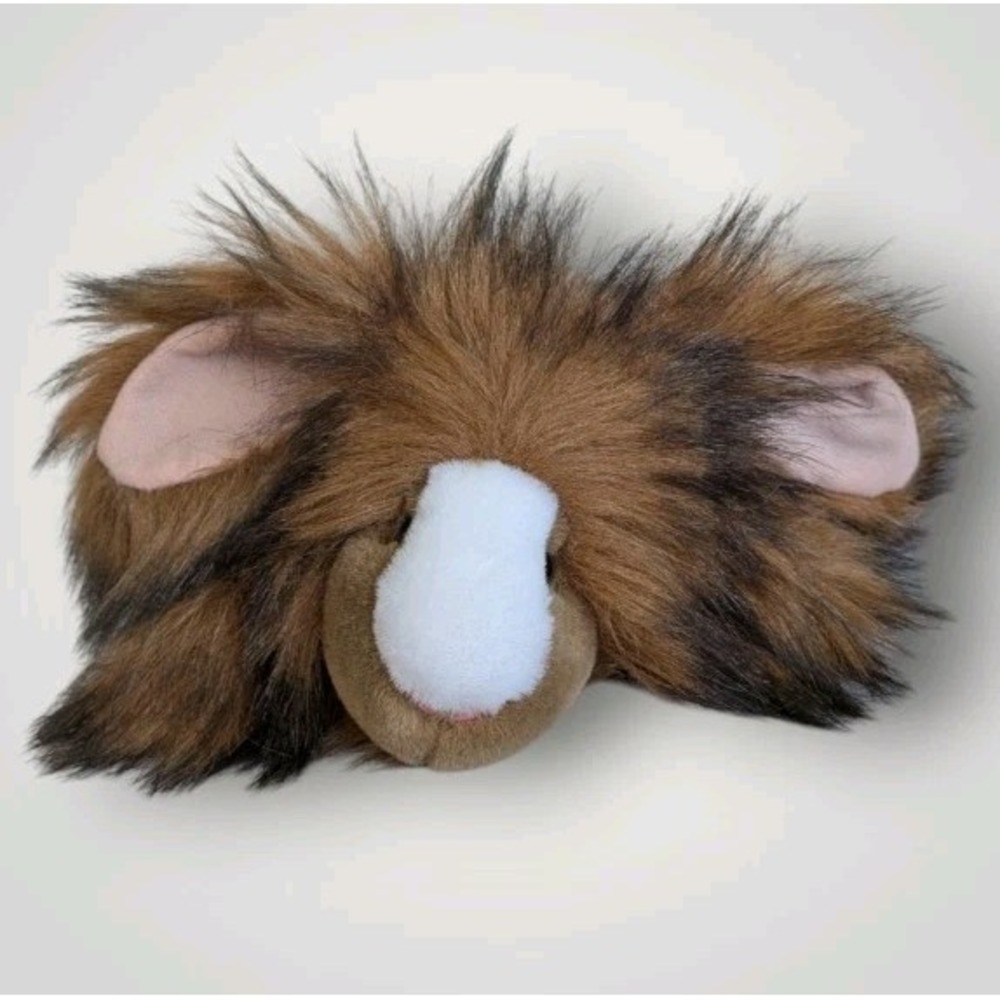 Carousel Plush Bunny Rabbit Realistic By Guy Lop Ear Long Hair Brown Black Vtg